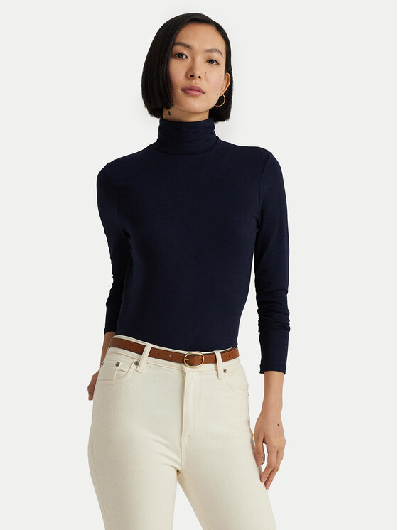 

Водолазка свитер облегающий крой 200675597007 Lauren Ralph Lauren, синий