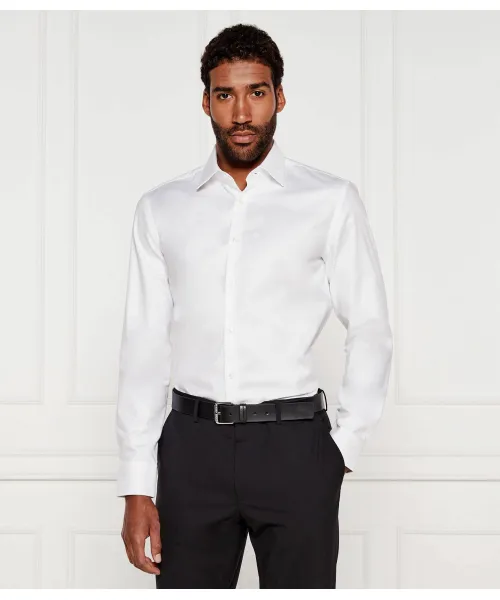 

Рубашка h-hank-kent-c1-214 Slim fit Boss, белый