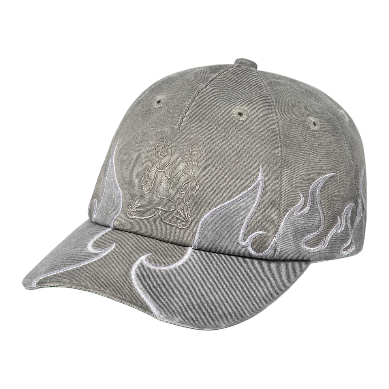 

LiNing Бейсболка из полиамида унисекс серо-голубая, Oat Gray/Blue