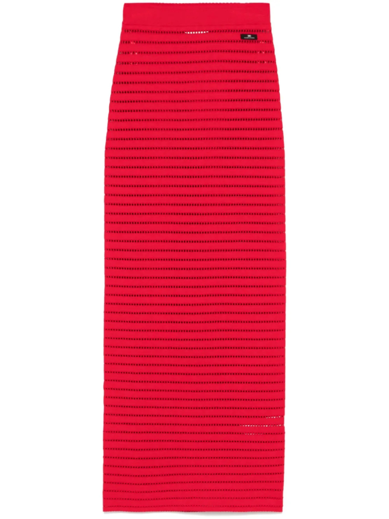 

Юбка миди открытой вязки Elisabetta Franchi, красный