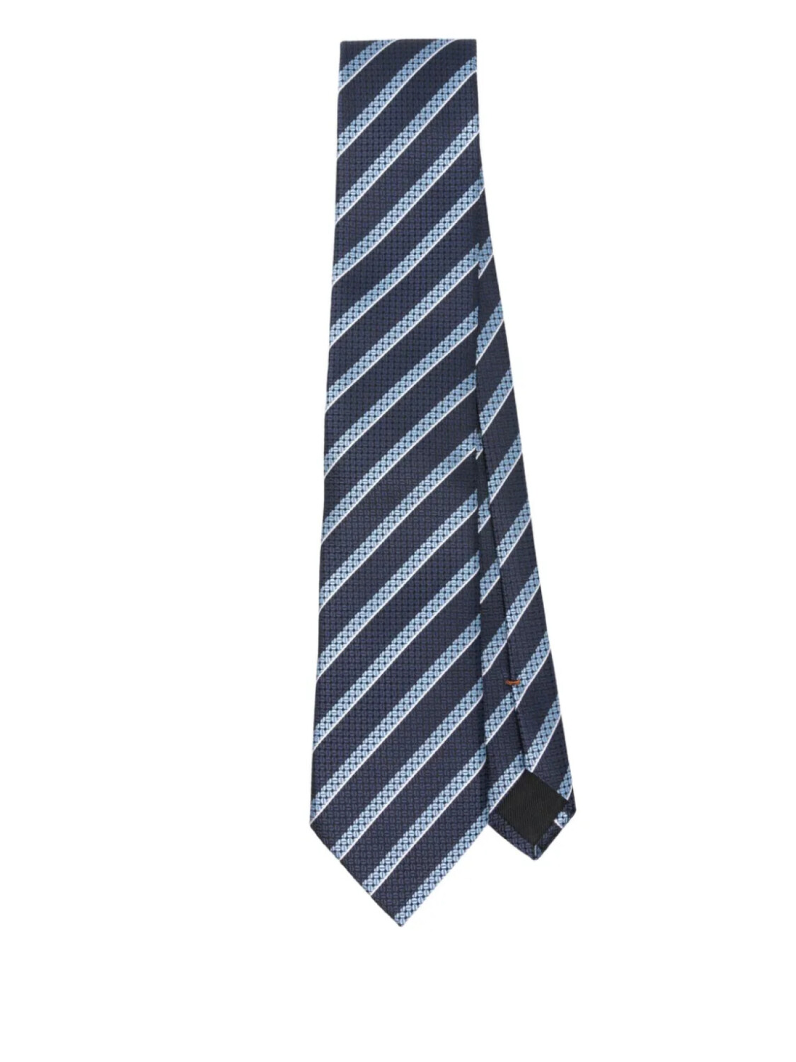

Галстук в полоску Zegna, синий