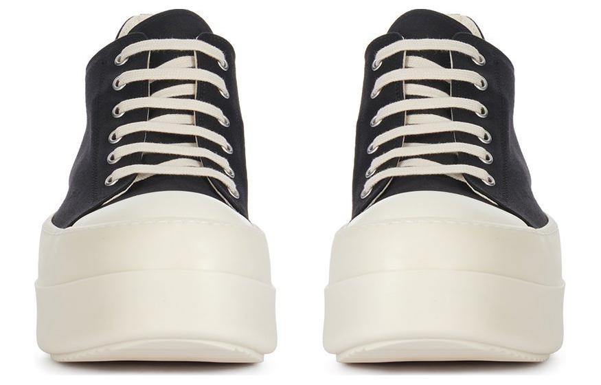 Низкие кеды для скейтбординга мужские черные Rick Owens DRKSHDW — фото 3