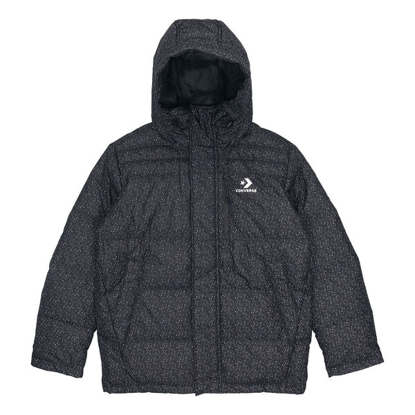 

Куртка down fill puffer aop jacket 'black' Converse, черный