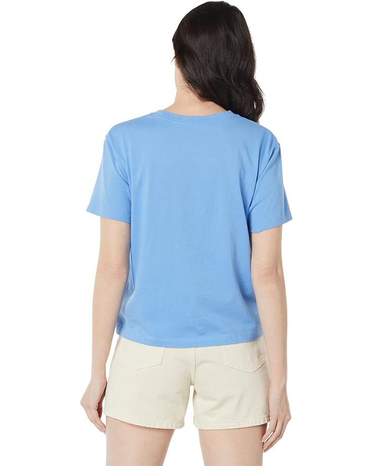 

Футболка Life is Good Short Sleeve Boxy Crusher Tee, цвет Cornflower Blue