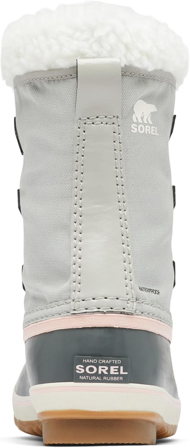 Детские зимние непромокаемые сапоги Sorel Yoot Pac из нейлона, Dove/Gum 2 — фото 3