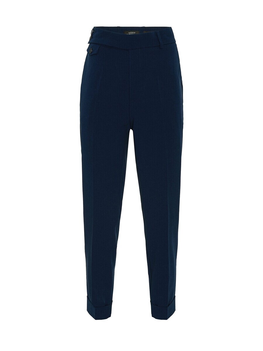 

Тканевые брюки Antioch Tapered Pleat-Front Pants, темно-синий