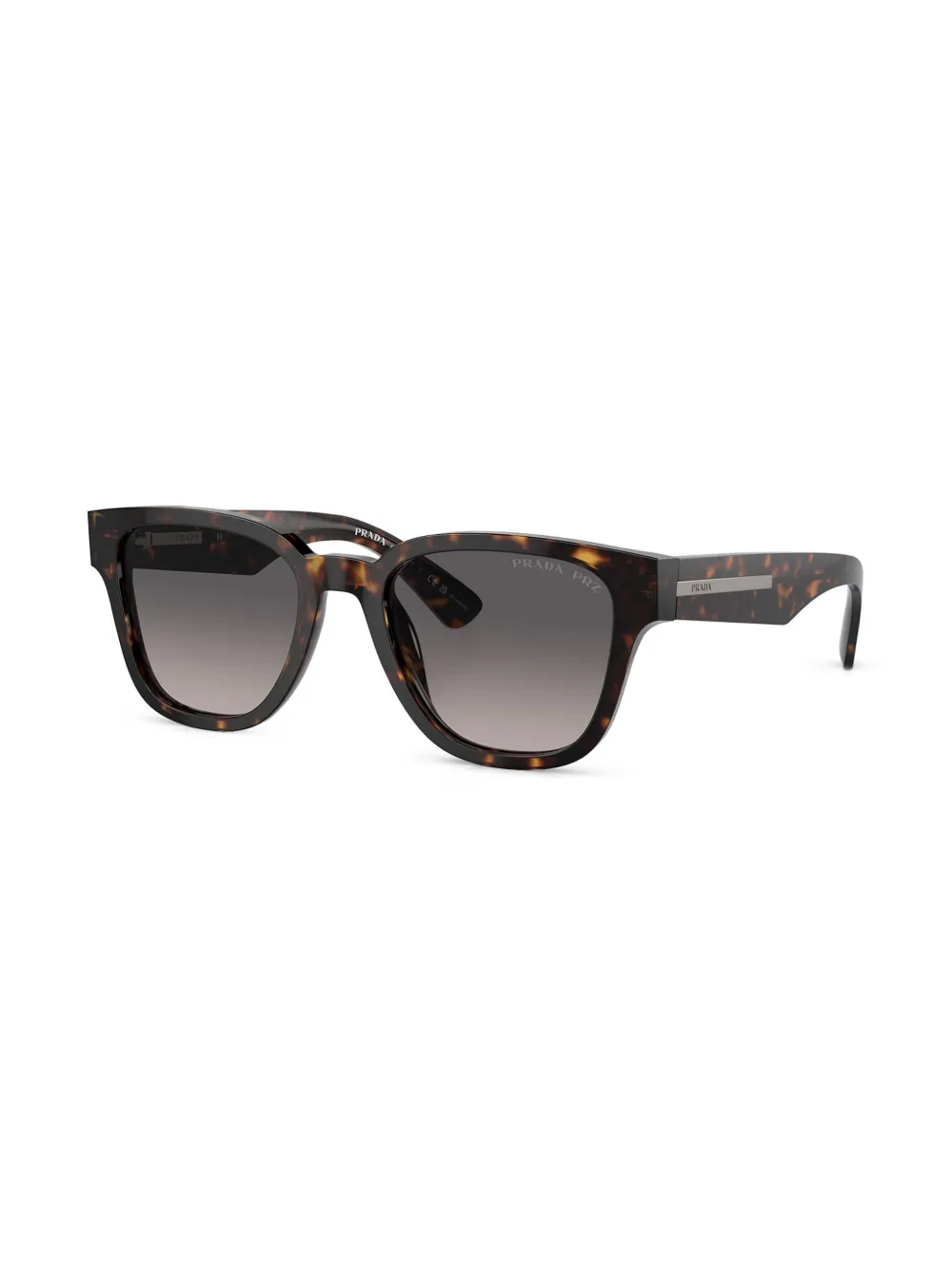 

Солнцезащитные очки в квадратной оправе Prada Eyewear, коричневый