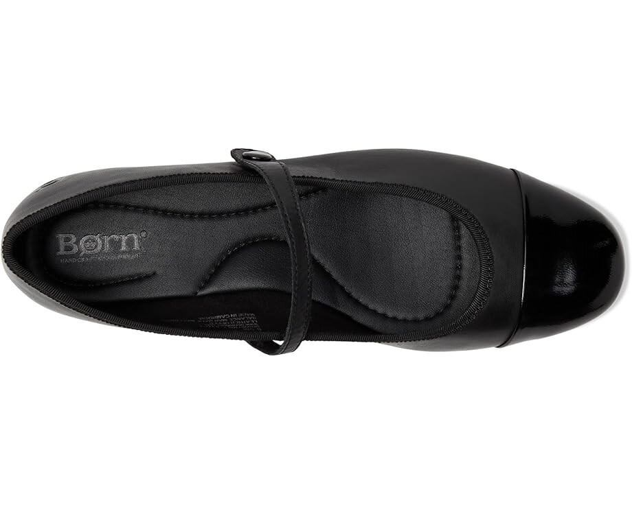 Туфли на плоской подошве Born Pandi MJ, цвет Black (Patent) — фото 2