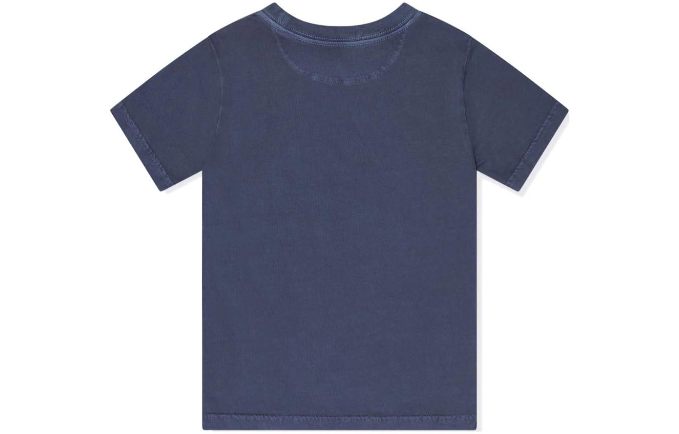 Polo Ralph Lauren Футболка SS24 темно-синяя детская — фото 4