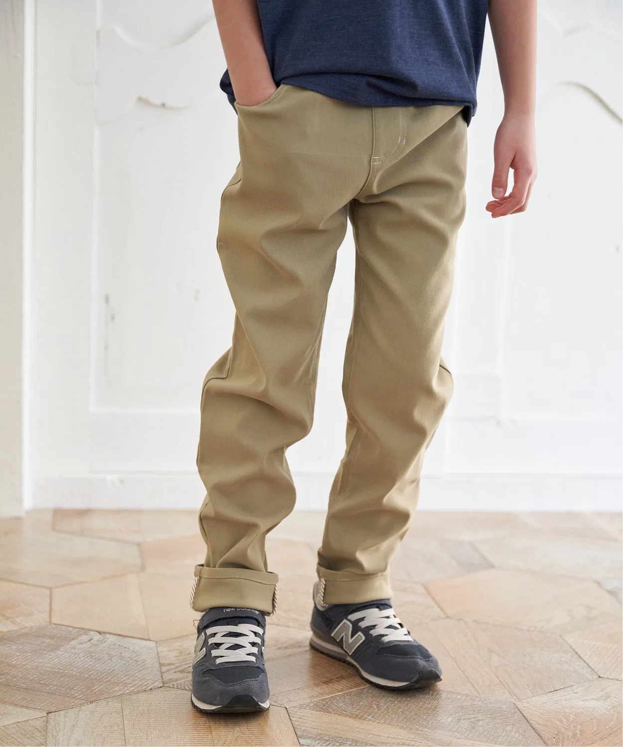 Детские брюки ikka GOKU楽パンツストレッチ C (120-160cm)