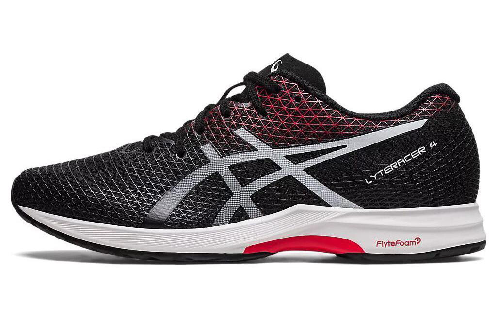 

Кроссовки Asics Lyteracer 4 'Black Classic Red', черный/красный