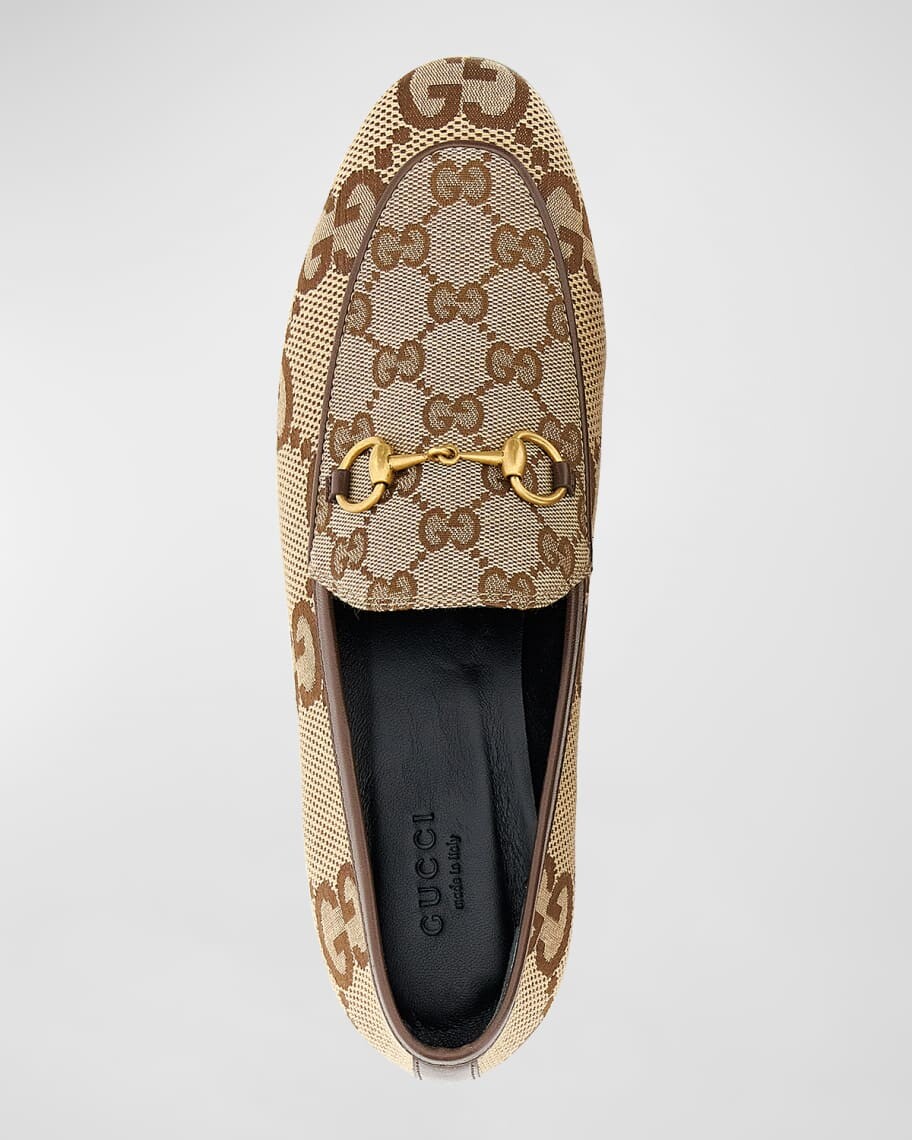Новые парусиновые лоферы Jordaan GG Gucci — фото 3