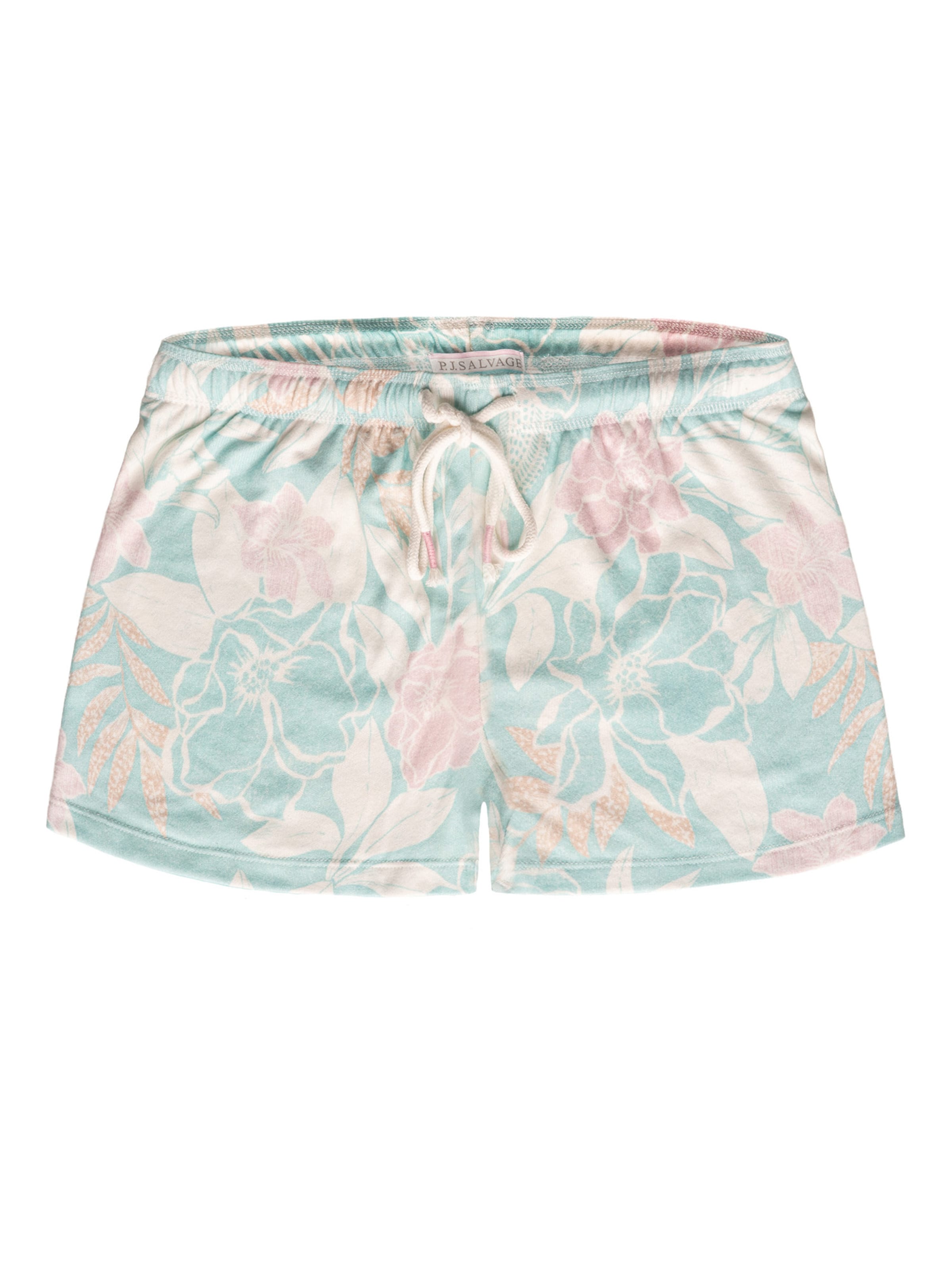 

PJ Salvage Короткий пижамный комплект 'Peachy Party' в пастельно-голубом цвете