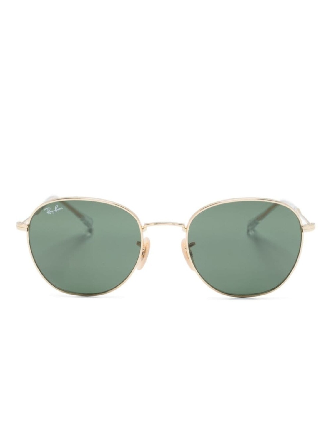 

Солнцезащитные очки в оправе панто Ray-Ban, золотистый