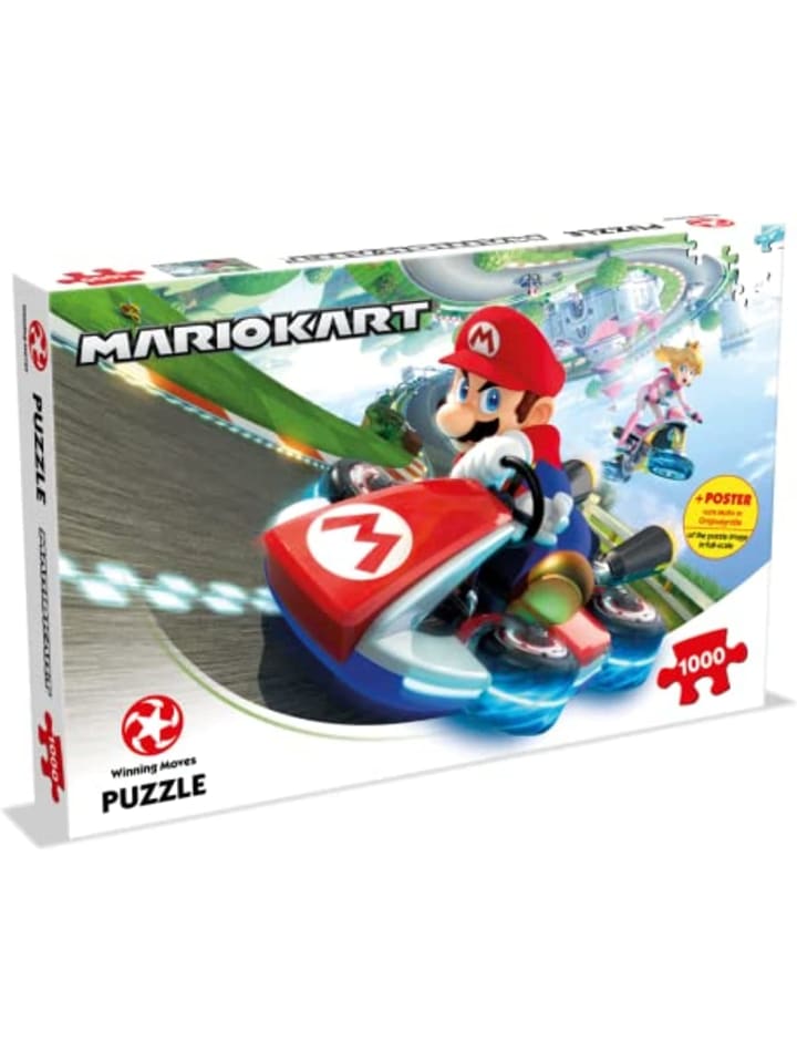 

Пазл Mario Kart - Funracer (1000 деталей) Puzzel Supermario в красочном исполнении