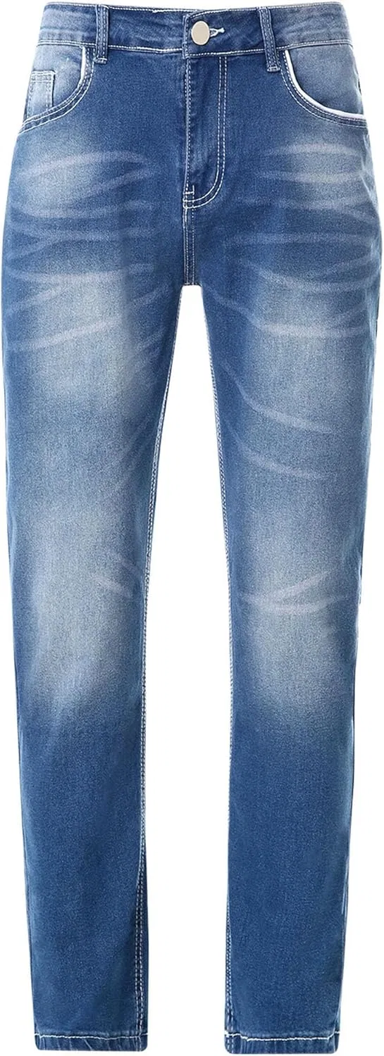 Джинсы прямого кроя, stretch, ватхет
