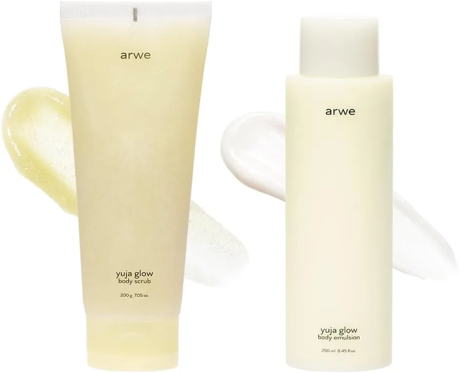 Скраб для тела и эмульсия Yuzu Glow, arwe