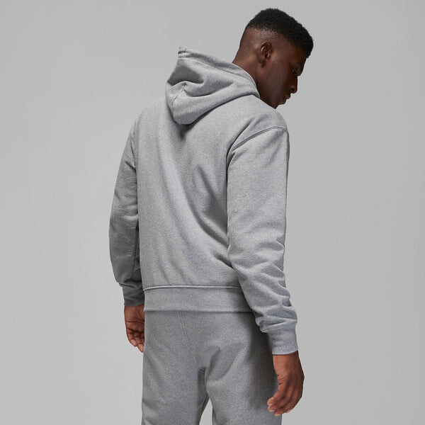 Толстовка Air Jordan Flight Fleece Pullover Hoodie 'Carbon Heather', цвет carbon heather/sail — фото 4