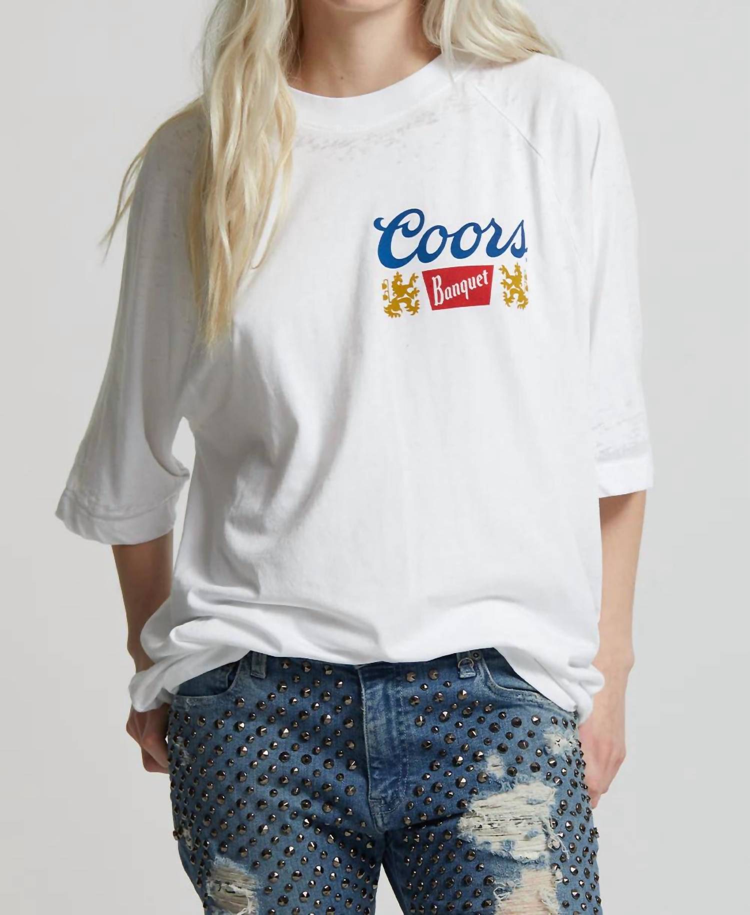 

Футболка Coors Banquet One Size белого цвета Recycled Karma