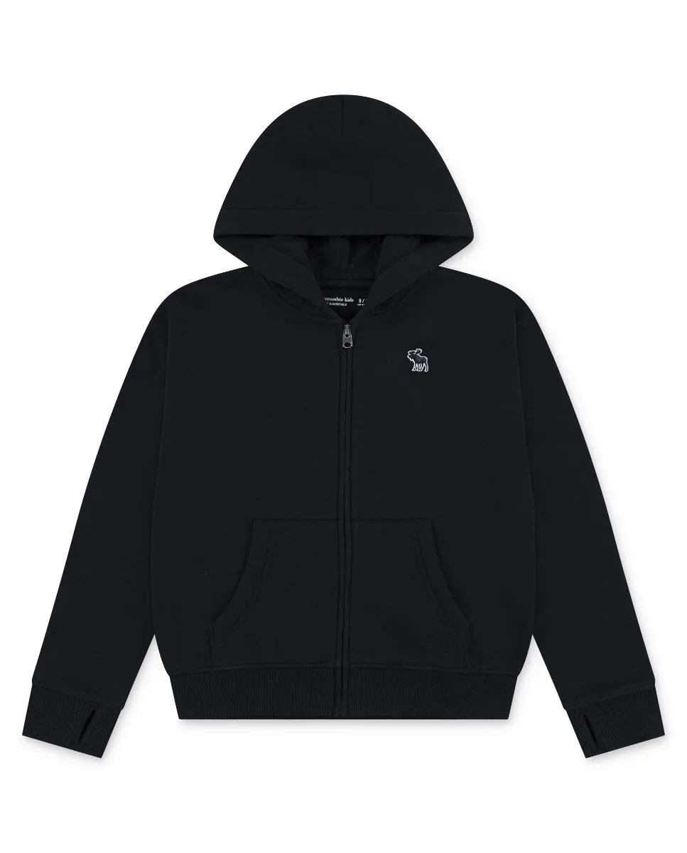 

Толстовка с капюшоном и полной молнией Kids Essentials Abercrombie, мультиколор