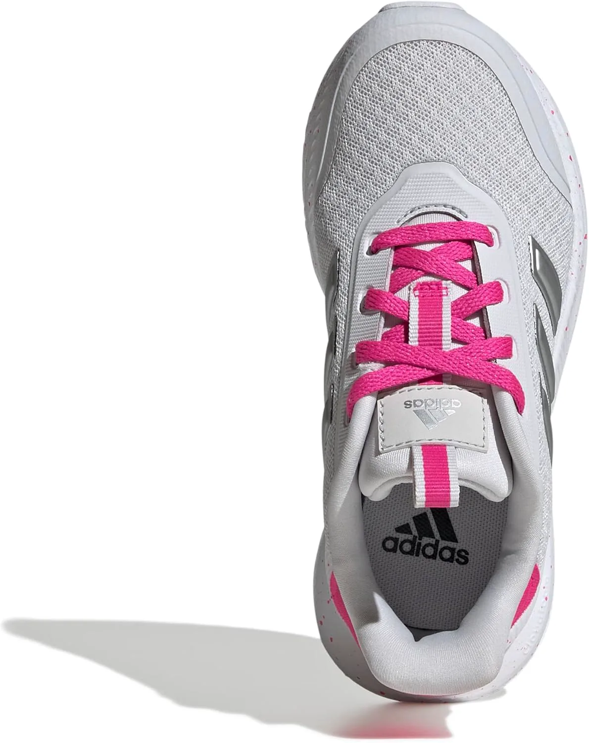 Кроссовки Adidas для детей и подростков X_PLR (для старших детей), серый/металлик/розовый — фото 2