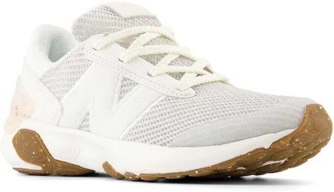 Кроссовки для бега New Balance Kids' 1440 V1 на шнуровке, Sea Salt/Sea Salt — фото 4