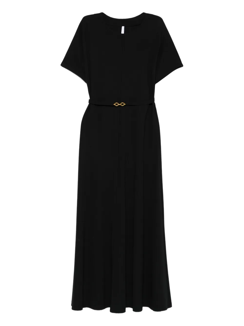 

Платье миди с короткими рукавами и поясом IMPERIAL, черный