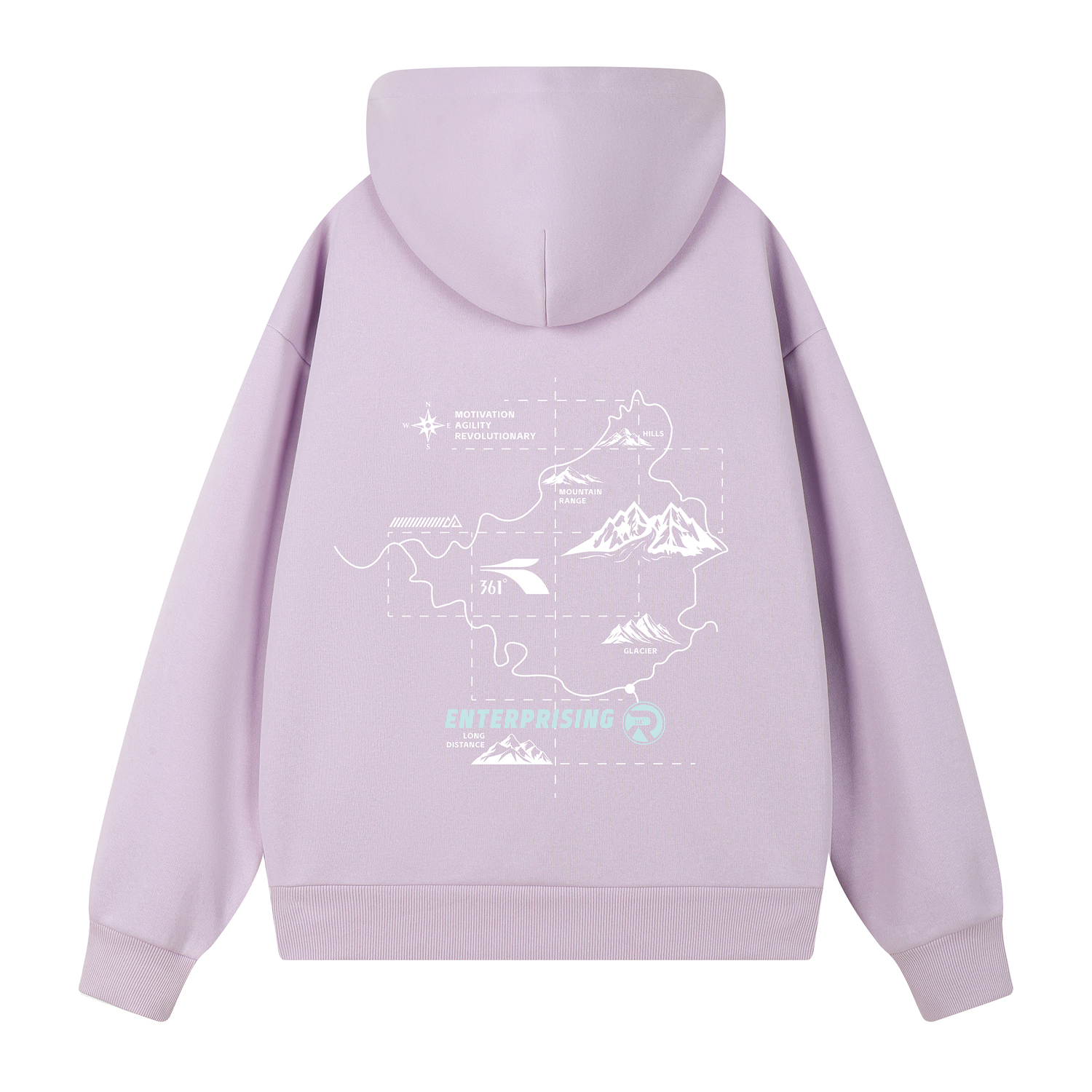 

Толстовка Unisex Hooded Thickened Regular 361°, sophie фиолетовый