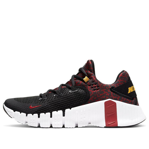 

Кроссовки free metcon 4 'leopard' Nike, черный