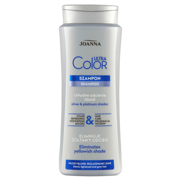 

Шампунь для светлых, обесцвеченных и седых волос, 400 мл Joanna Ultra color