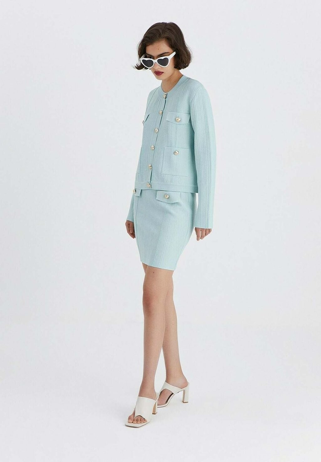 

Мини-юбка HIGH WAIST Rue les créateurs, мята