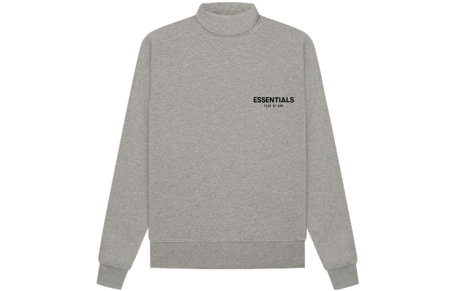 Худи Fear of God Essentials SS22 Mockneck Dark Oatmeal — фото 2