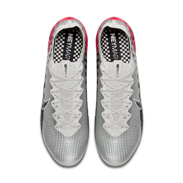 Кроссовки neymar jr. x mercurial vapor 13 elite ag pro Nike, серебряный — фото 2