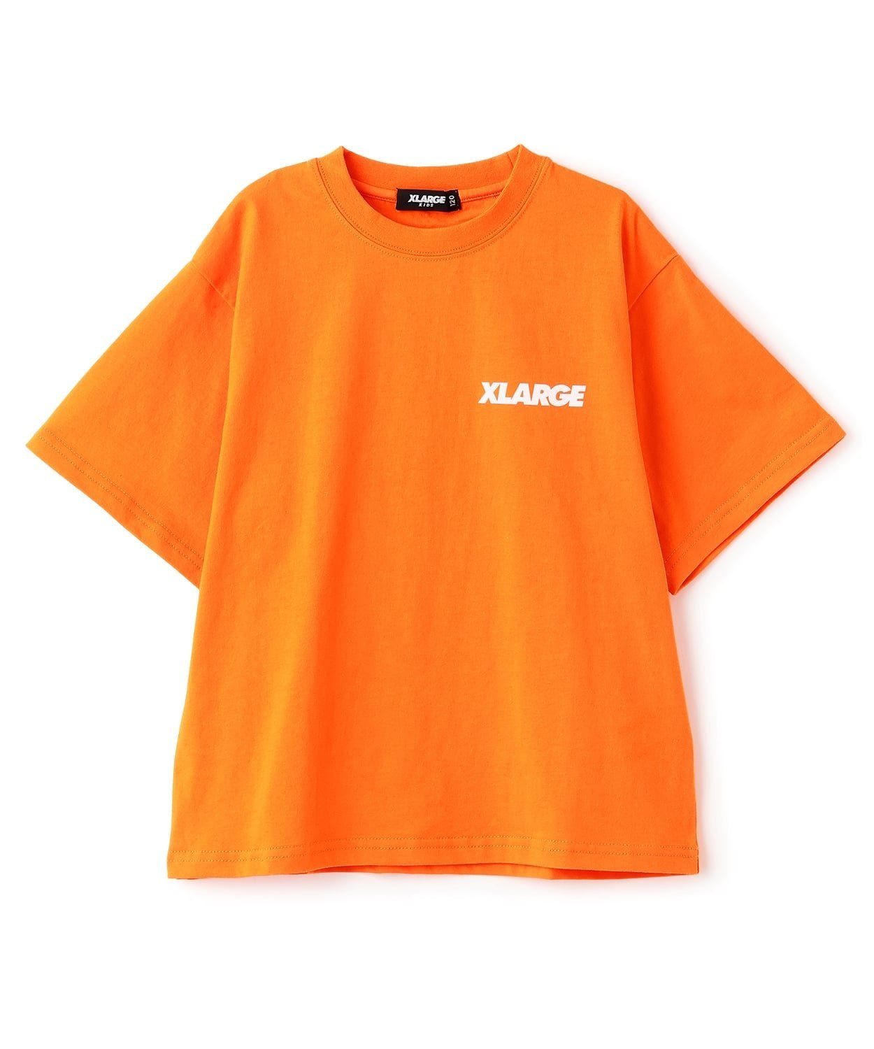 Футболка с коротким рукавом и косым оригинальным принтом на спине XLARGE KIDS, Orange