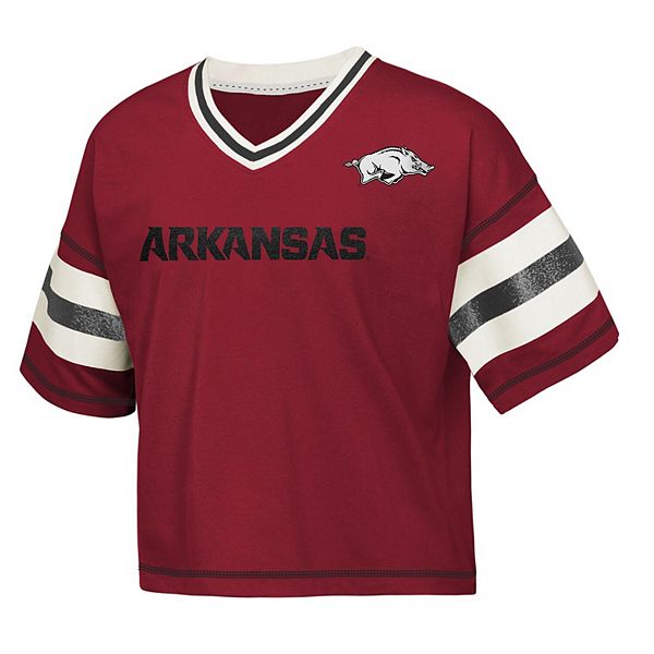 Детская футболка с v-образным вырезом Arkansas Razorbacks Outerstuff — фото 3