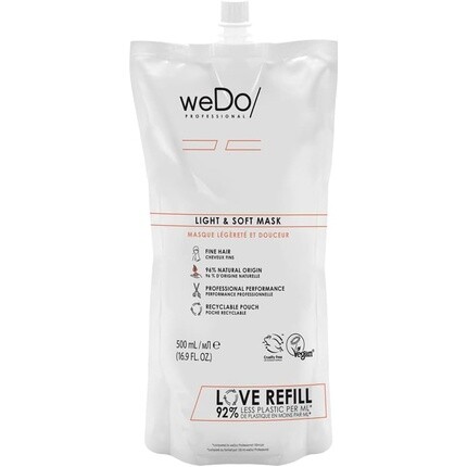 

weDo Light & Soft Mask Refill 500ml - Маска для тонких волос