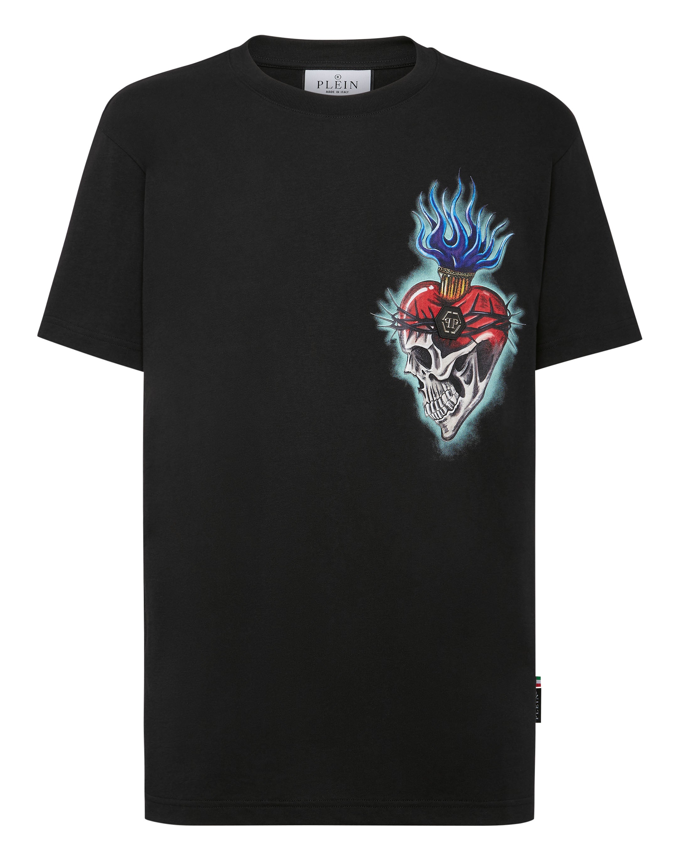 

Футболка с круглым вырезом SS Love Tattoo PHILIPP PLEIN, черный