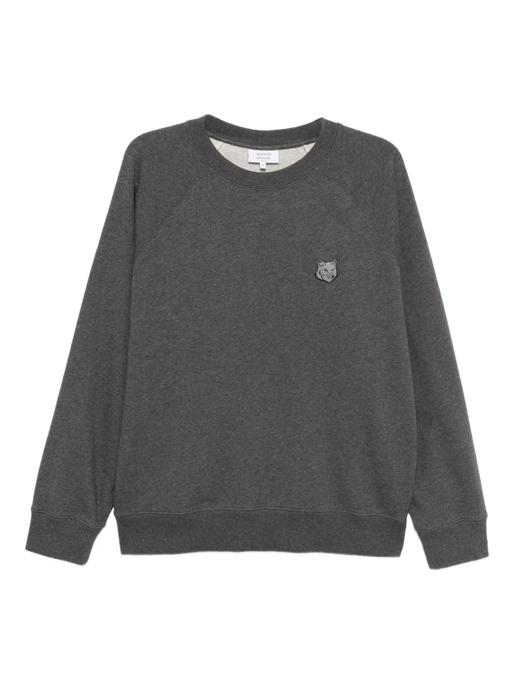 

Толстовка с нашивкой Bold Fox Head Maison Kitsuné, серый
