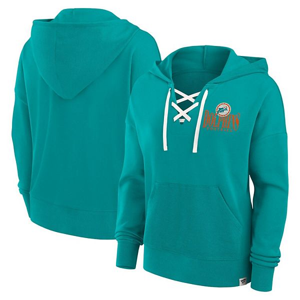 

Женский худи с завязками Aqua Miami Dolphins Blitz Fanatics, Синий, Женский худи с завязками Aqua Miami Dolphins Blitz Fanatics