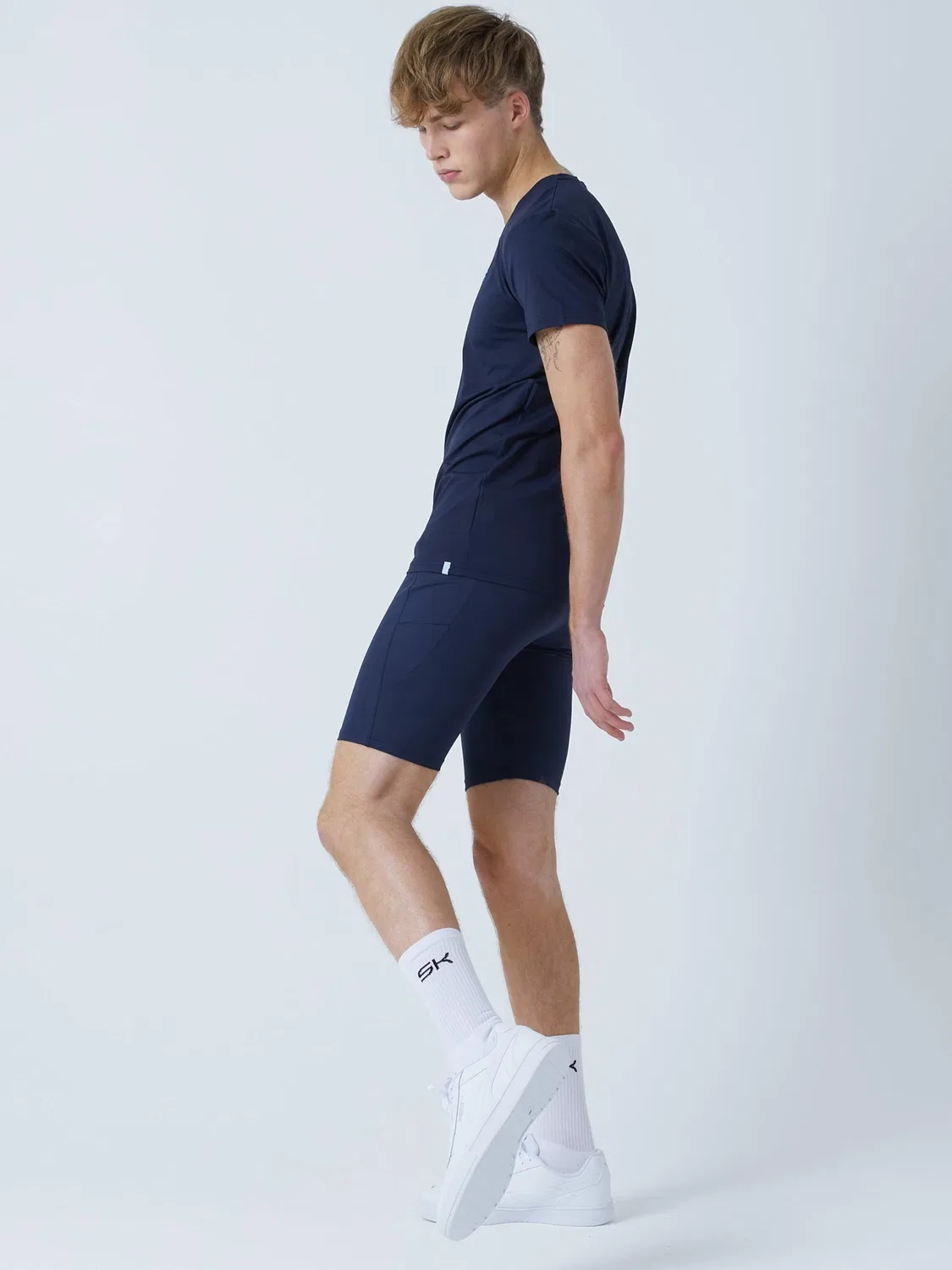 Тайтсы скинни 'Short Tights mit Taschen' Sportkind, Navy — фото 4