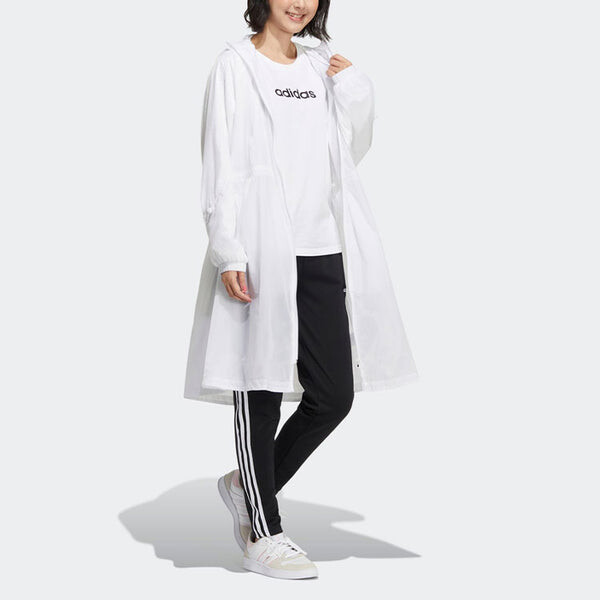 Куртка нео sw ветровки Куртка Adidas, белый — фото 4