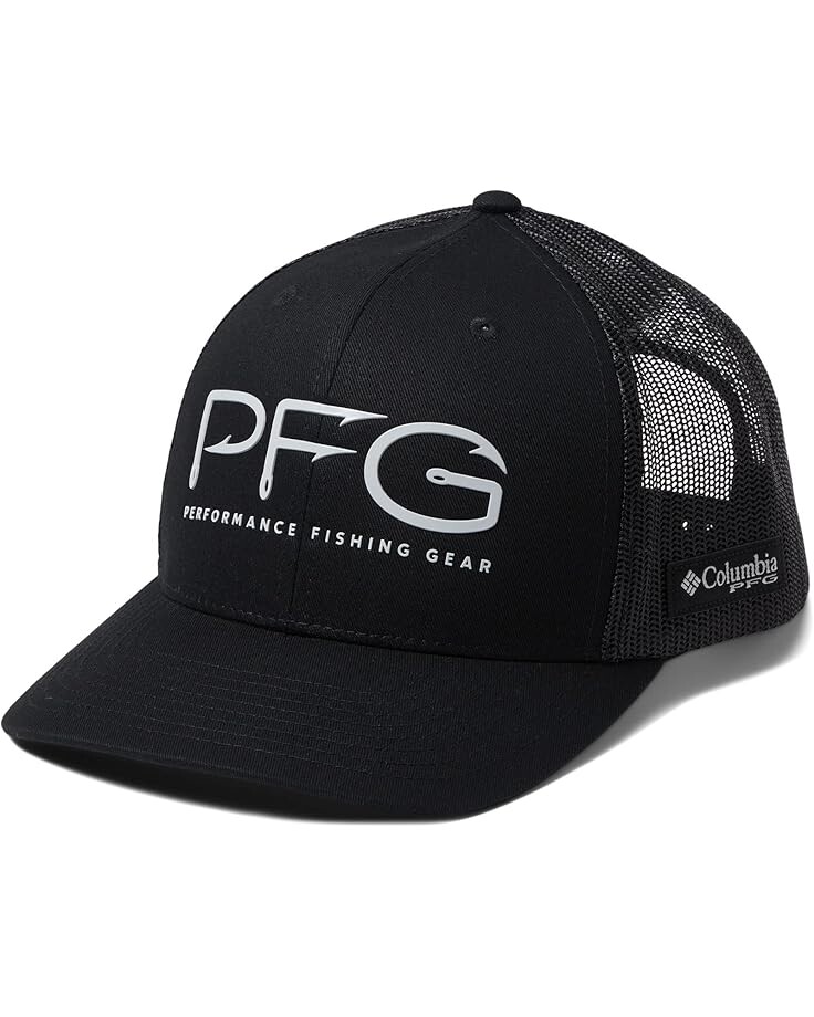 

Бейсболка Columbia PFG Mesh Snapback Hooks Ball Cap, цвет Black/Silver PFG