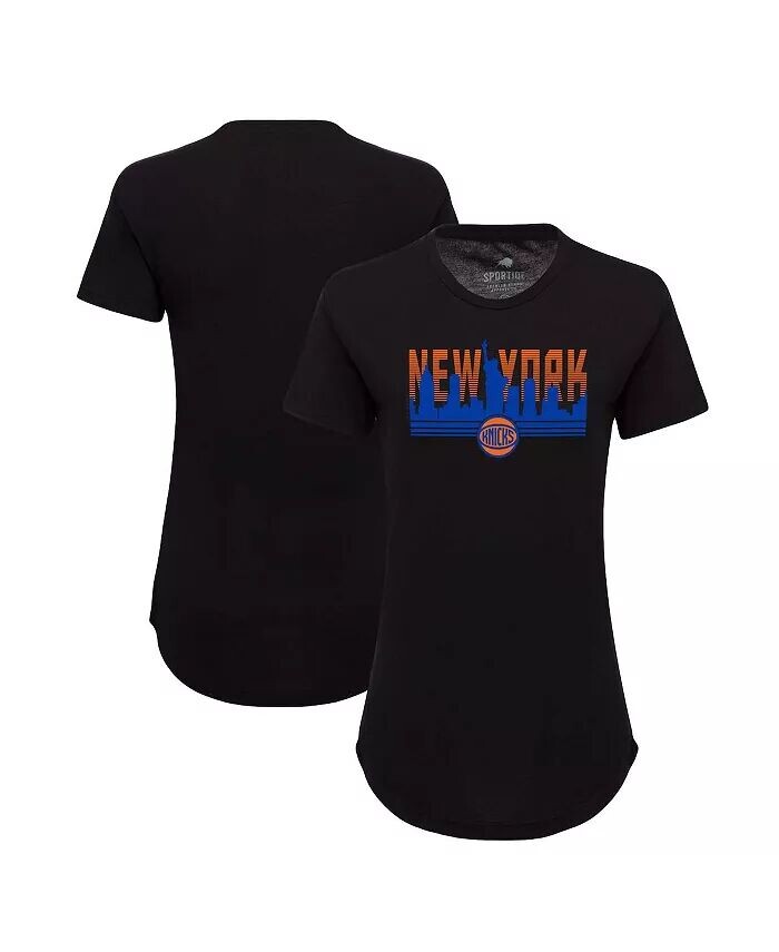 

Женская футболка New York Knicks Phoebe Super Soft Tri-Blend Sportiqe