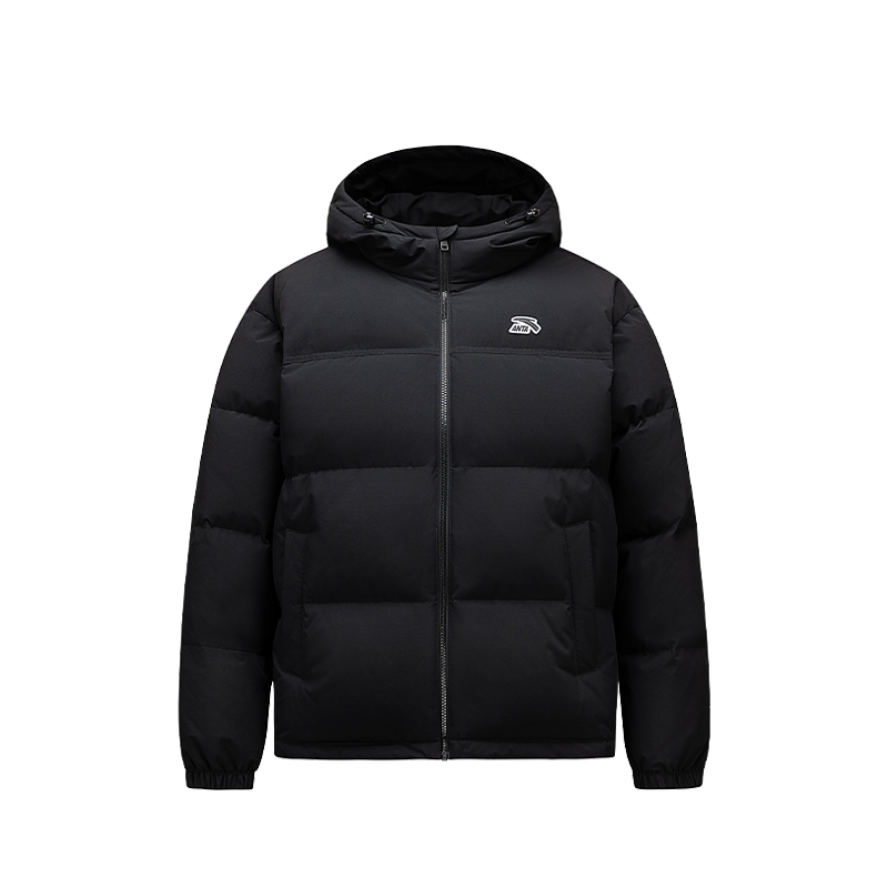 

ANTA Мужская базовая черная пуховая куртка, Basic Black-4