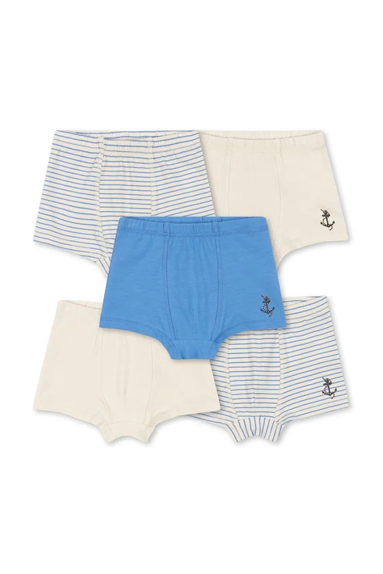 

Детские боксеры BASIC 5 PACK BOY BOXERS GOTS 5 упаковок Konges Sløjd, бежевый