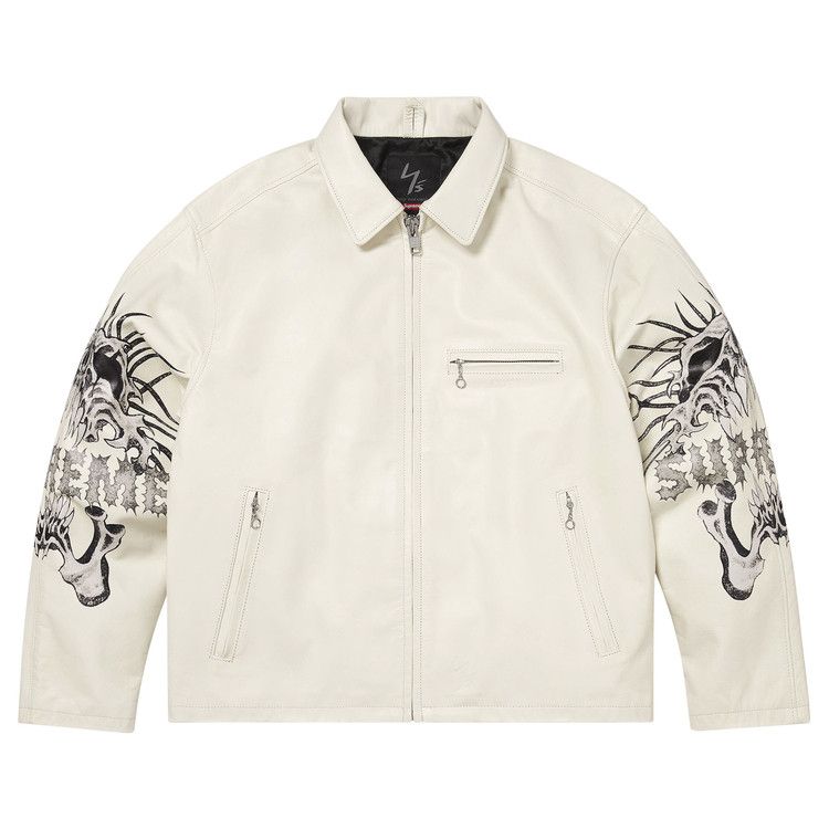 

Куртка Supreme x Y’s Leather Jacket, White