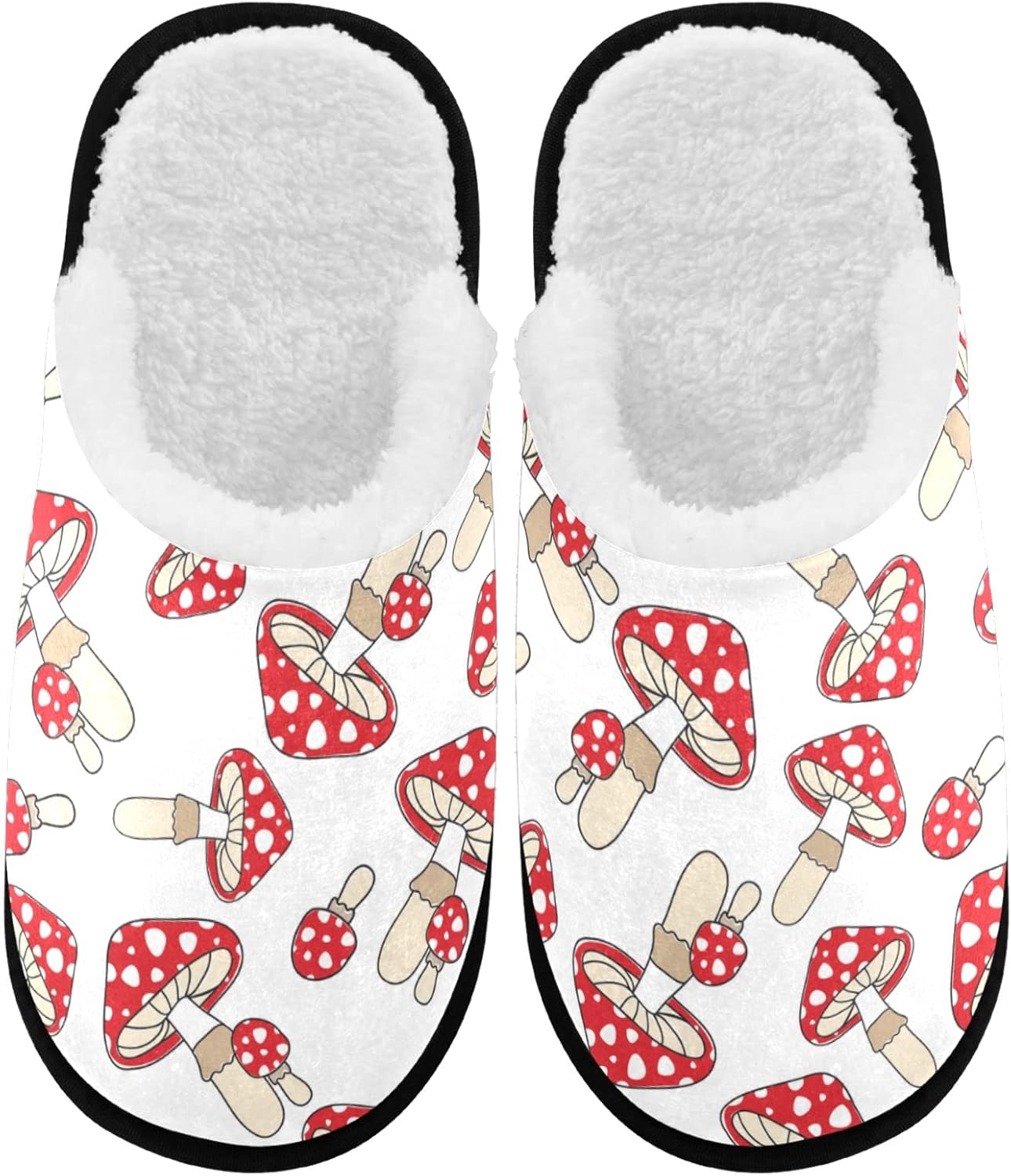 

Тапочки visesunny для женщин и мужчин, стильные, для зимы, теплые, из хлопка с эффектом памяти, с мягкой плюшевой флисовой подкладкой, домашние тапочки без шнурков, унисекс, обувь для дома и улицы, мультиколор