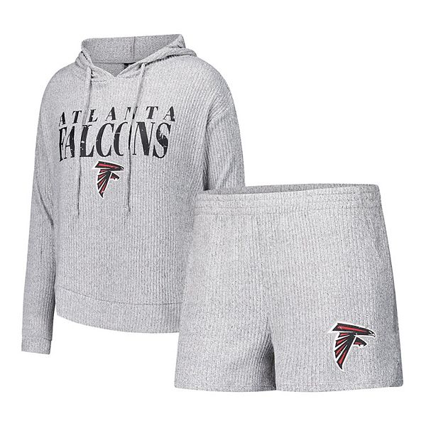 

Женский худи с длинным рукавом и шорты concepts sport gray atlanta falcons juniper Unbranded