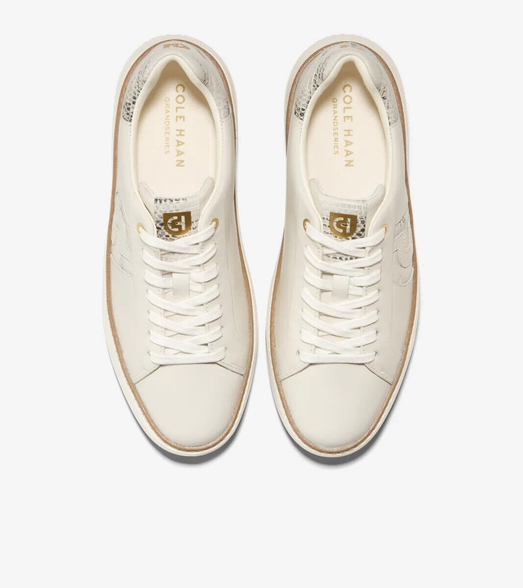 Кроссовки Cole Haan Grandpro Topspin W31301 Женские 8.5 Слоновая кость Кожа FZP545 — фото 4