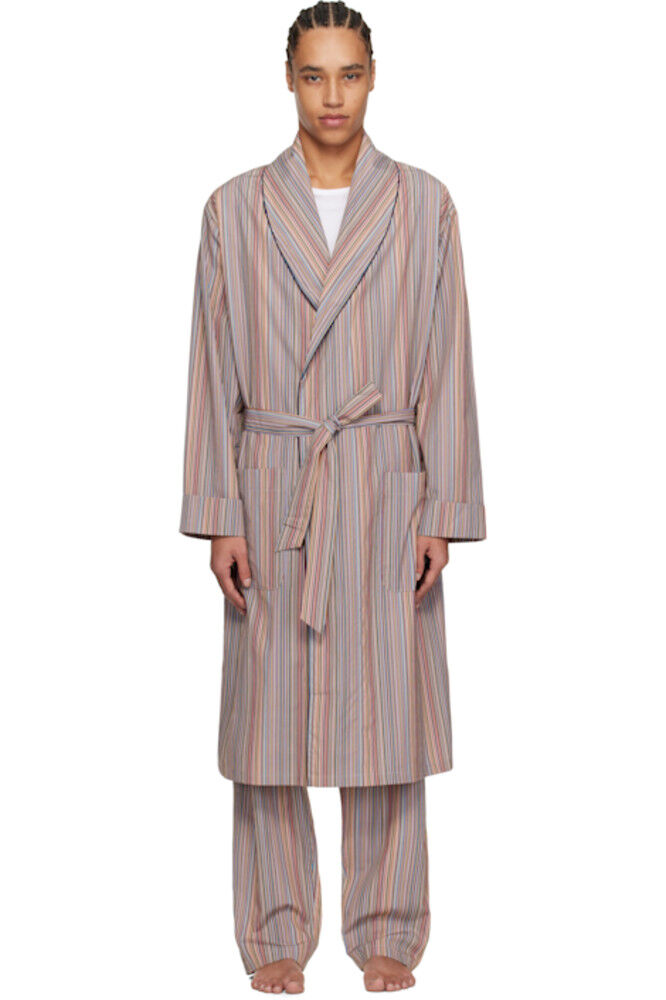 

Разноцветный полосатый халат Paul Smith
